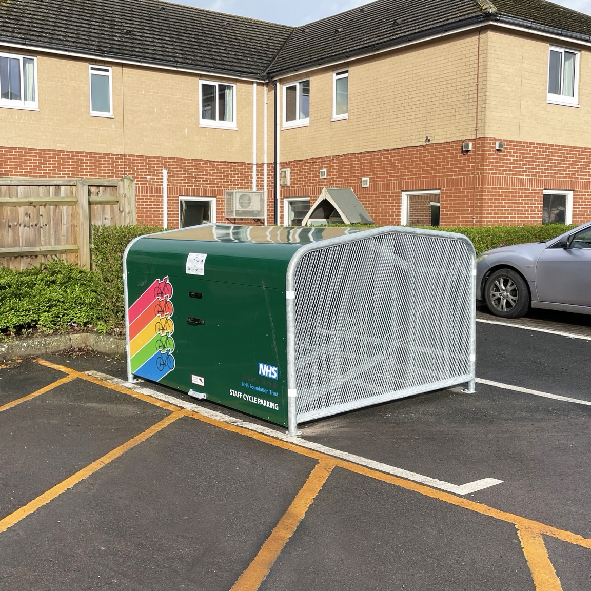 Oxford NHS Bike Hangar